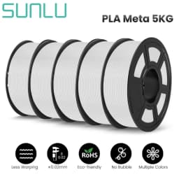 SUNLU PLA/PLA+/PETG/SILK/PLA Matte/ PLA Meta Filament 5KG 1KG/ Roll 1.75mm +/-0.02MM 3D Printer Filament Neatly Wound Filament