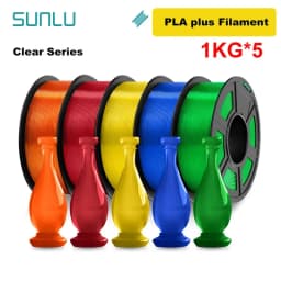 SUNLU PLA/PLA+/PETG/SILK/PLA Matte/ PLA Meta Filament 5KG 1KG/ Roll 1.75mm +/-0.02MM 3D Printer Filament Neatly Wound Filament