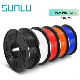 SUNLU PLA/PLA+/PETG/SILK/PLA Matte/ PLA Meta Filament 5KG 1KG/ Roll 1.75mm +/-0.02MM 3D Printer Filament Neatly Wound Filament