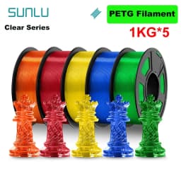 SUNLU PLA/PLA+/PETG/SILK/PLA Matte/ PLA Meta Filament 5KG 1KG/ Roll 1.75mm +/-0.02MM 3D Printer Filament Neatly Wound Filament