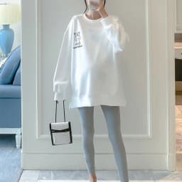 Maternity Autumn Fake Two Tops And Sweaters For Pregnant Women Cartoon Pattern Hoodies For Nursing Mothers Breastfeeding Poleron