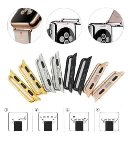 Watch Strap Connector Replaceable Metal Band Adapter For Apple Watch Series 9 8 Ultra 7 SE 6 5 49-45-41mm 44mm bands accessories