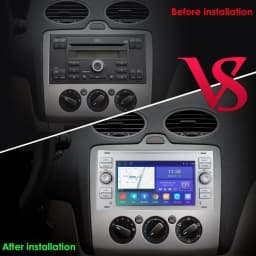 7" Ossuret 2Din Android Auto Car Radio for Ford Focus 2 Mondeo S/C Max Kuga Fiesta Fusion GPS Navigation CarPlay RDS DSP UI7862