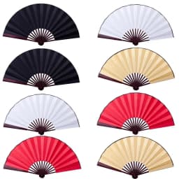 Chinese Style Black Vintage Hand Fan Folding Fans Dance Wedding Party Favor Chinese Dance Partys Folding Fans