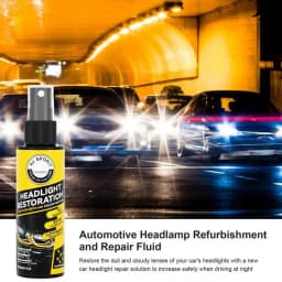 Headlight Coating Spray Car Light Cleaner Headlight Polishing Spray Long Lasting And UV Resistant Headlight Polishing Spray For