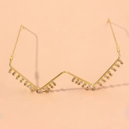 Stonefans Multi-layer Decoration Jewelry for Women Rhinestone Retro Crystal Metal Eyeglasses Fashion Glasses Frame Party 2023