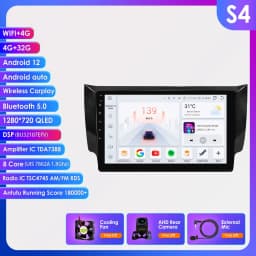 Hizpo Car Auto Radio GPS For Nissan Sylphy B17 Sentra 2013 2014 2015 2016 2017 2018 Head Unit Android Navigation Player Stereo