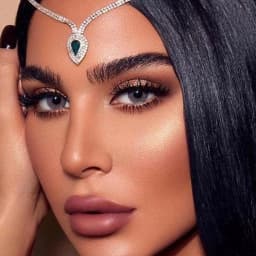 StoneFans Green Forehead Chain for Women Headband Hair Jewelry Accessories Crystal Wedding Headwear Tiara Headpiece Fashion Gift