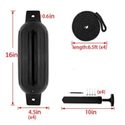 Kayak Buoy Ocean Marine Bumper Reusable Inflatable Bumper Marine Bouys Boats Accessories Boats Dock Bumpers For Jet Skis