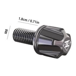 M8 Security Screws Motorcycle Rear Seat Bolts Fend-er Mount Screw Quick Release Seat Screw Motorcycle Parts Seat Cushion Screws