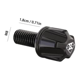 M8 Security Screws Motorcycle Rear Seat Bolts Fend-er Mount Screw Quick Release Seat Screw Motorcycle Parts Seat Cushion Screws