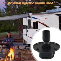 RV Water Hose Connector RV Water Fill Inlet with Lockable Cover for Trailer and Camper Accessories Water Inlet Replacement