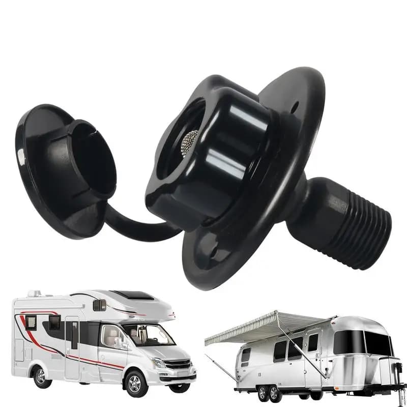 RV Water Hose Connector RV Water Fill Inlet with Lockable Cover for Trailer and Camper Accessories Water Inlet Replacement