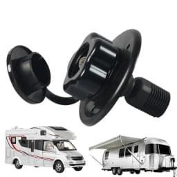 RV Water Hose Connector RV Water Fill Inlet with Lockable Cover for Trailer and Camper Accessories Water Inlet Replacement