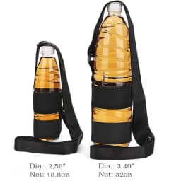 Water Bottle Carrier Holder Universal Hands Free Sling Strap For Bottles Outdoor Activities Supplies For Mountaineering Hiking