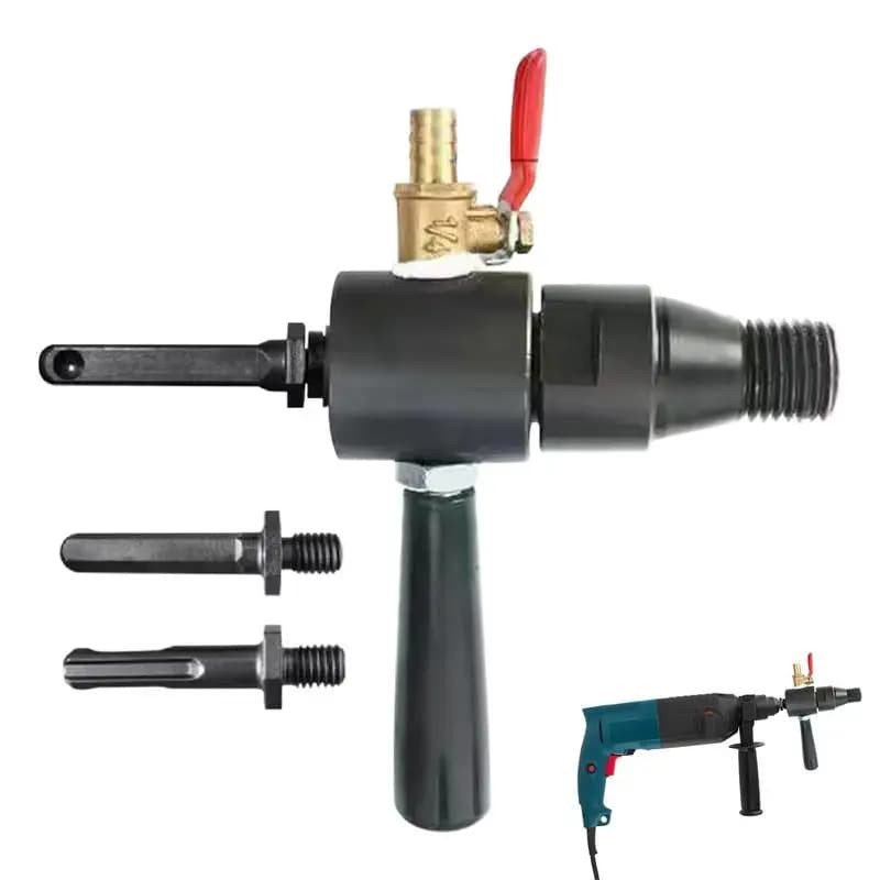 Electric Drill Turn Water Drill Tool Electric Drill Twist Water Drill Tool Electric Hammer Adapter for Home Repair Decoration