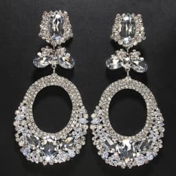 Large Exaggerated Geometric Earrings Big Crystal Unique Luxury Designer Vintage Fashion Statement Accessories for Women Jewelry