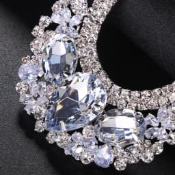 Large Exaggerated Geometric Earrings Big Crystal Unique Luxury Designer Vintage Fashion Statement Accessories for Women Jewelry