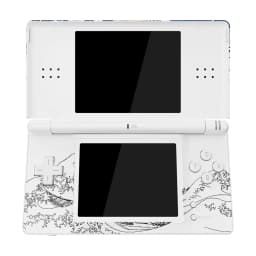 eXtremeRate Replacement Full Housing Shell for Nintendo DS Lite, Case Cover with Buttons, Screen Lens for NDSL - The Great Wave