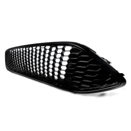 Front Upper Bumper Grille For 2015-18 Ford Focus S SE RS Gloss Black Honeycomb