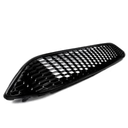 Front Upper Bumper Grille For 2015-18 Ford Focus S SE RS Gloss Black Honeycomb