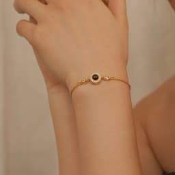 Best Friend Gift Custom Photo Projection Bracelet Zircon Pendant Bubble Memorial Bangle Stainless Steel Chain Jewelry For Women