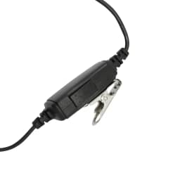 5pcs D Shape Earpiece with PTT Mic Headset For IC-F3011 F4011 F3001 F4001 F1000 F2000 F321 F4210 F3230 Two Way Radio--VBLL