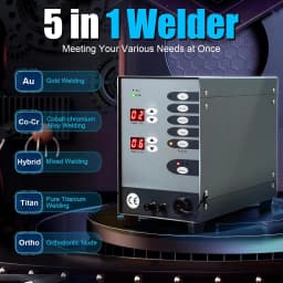 PHYHPP CNC Automatic Spot Welder Automatic Numerical Control Touch Pulse Argon Welder Dental Jewelry Machine Spot Welding Machin
