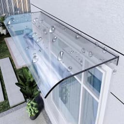 Window Canopy Transparent Canopy Awning Cover for Outdoor Balcony Entryway Protection Heavy Duty Exterior for Front for Entry