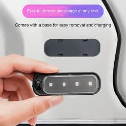 Car Door Welcome Courtesy Light Wiring-Free Auto-Sensing Car Door Welcome Courtesy Lights Car Door Led Warning Light for Car