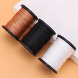 Leather Needle And Thread Kit Heavy Duty Leather Sewing Tools Leather Crafting Tools With Sewing Thread Needle Awl For Carpet