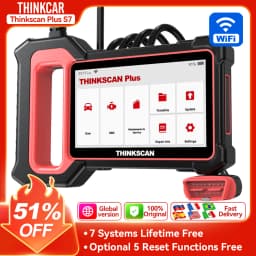 THINKSCAN PLUS S7 S6 S4 THINKCAR OBD2 Scanner Auto ABS,SRS,ECM,TCM,BCM,AC System Car EOBDⅡ Diagnostic Scan Tool Car Code Reader