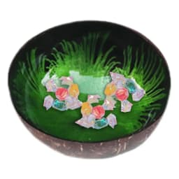 Natural Coco Shell Bowl Polished Cereal Bowl Uniquely Colored Drink Bowl Reusable Candy Bowl Acai Bowls Salad Container