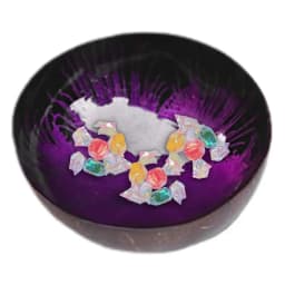Natural Coco Shell Bowl Polished Cereal Bowl Uniquely Colored Drink Bowl Reusable Candy Bowl Acai Bowls Salad Container