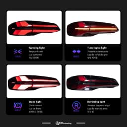 Car Lights for BMW X5 G05 2019-2023 LED Auto Taillights Assembly Upgrade 2023 The Newest Style Design Dynamic Lamp Accessories