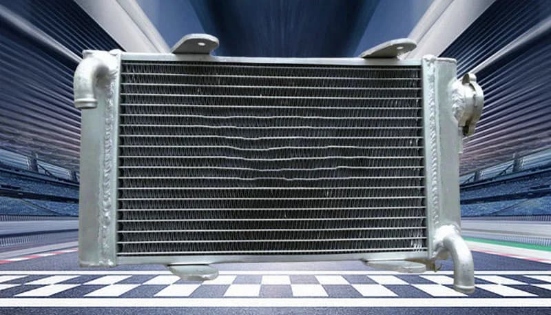 Aluminum alloy radiator 17.6" x 9" x 2.1" FOR Kart go-kart karting