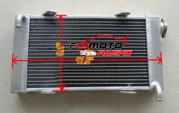 Aluminum alloy radiator 17.6" x 9" x 2.1" FOR Kart go-kart karting