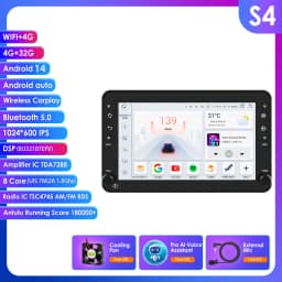 8G+128G Car Radio for Alfa Romeo Brera Spider 159 Sportwagon Wireless CarPlay Android Auto Car Intelligent Systems AI 2Din Video