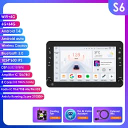 8G+128G Car Radio for Alfa Romeo Brera Spider 159 Sportwagon Wireless CarPlay Android Auto Car Intelligent Systems AI 2Din Video