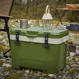 Insulated Ice Chest Insulated Chest Cooler For Outdoor 26L Impact-Resistant Travel Cooler Box For Camping Outdoor Self-Driving