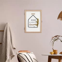 Key Holder Wall Mount Key Box Organizer Wall Mount With 6 Key Hooks Decorative Key Rack With Dried Flowers Key Storage For