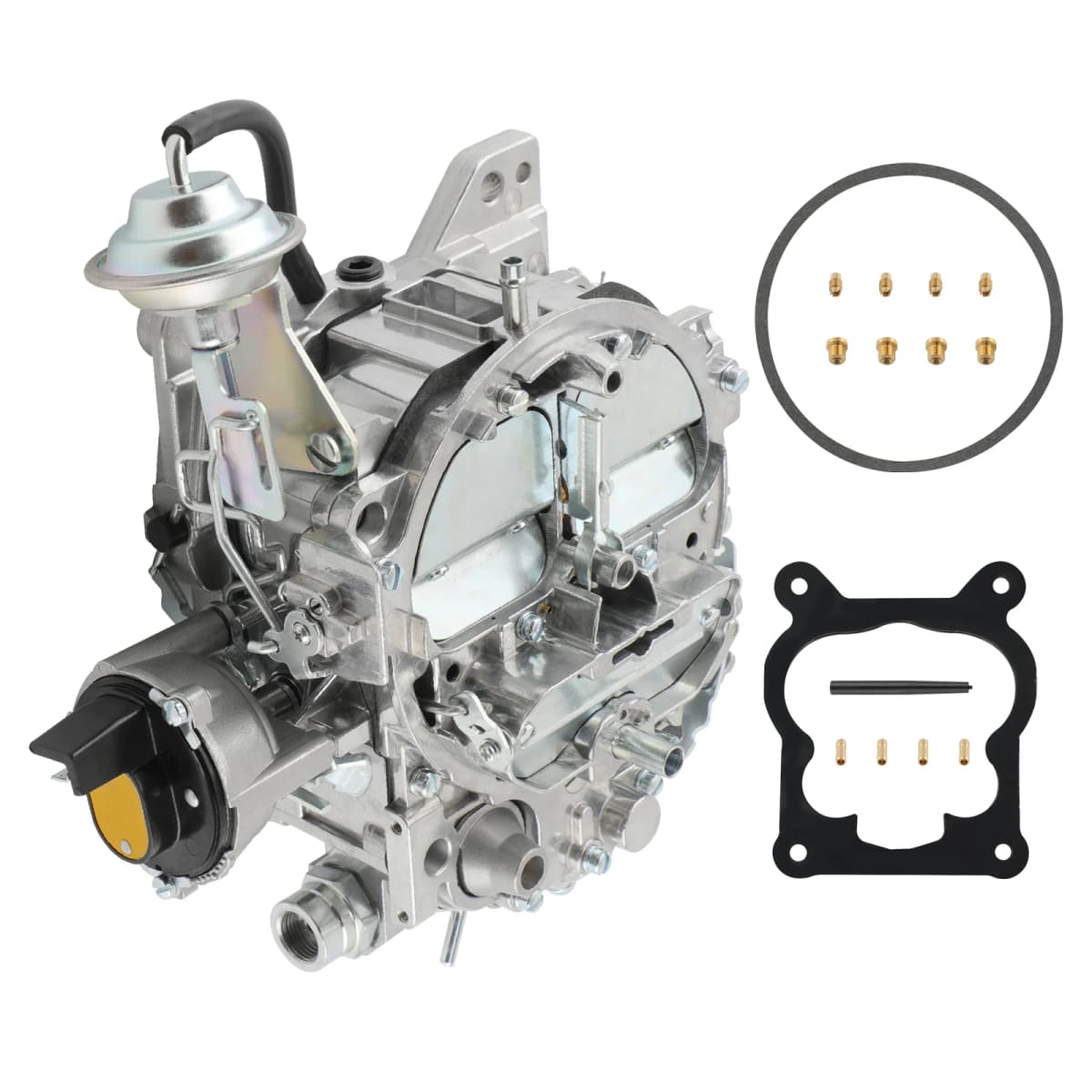 4BBL Carburetor For Rochester Quadrajet 4MV Vacuum Secondary 1904R 750CFM 80-89 For Chevy Camaro 305-350 1906R Electric Choke
