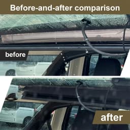 Rear Windscreen Rain Hood For Jeep Wrangler JL 2018-2024 Hard-Top Vehicle Models