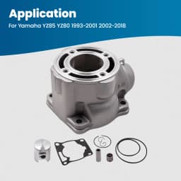 Cylinder Head Piston Ring Gasket Top End Kit for Yamaha YZ85 YZ 85 02-2014 43K-11611-00-00 5PA-11631-00-D0