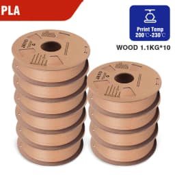 JAYO PLA/PETG/ABS/PLA PLUS/PLAMeta/PLAMATTE Filament 3D Print 1.75mm 10 Rolls 100% No Bubble FDM 3D Printer Materials DIY Gift