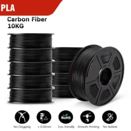 JAYO PLA/PETG/ABS/PLA PLUS/PLAMeta/PLAMATTE Filament 3D Print 1.75mm 10 Rolls 100% No Bubble FDM 3D Printer Materials DIY Gift