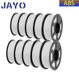 JAYO PLA/PETG/ABS/PLA PLUS/PLAMeta/PLAMATTE Filament 3D Print 1.75mm 10 Rolls 100% No Bubble FDM 3D Printer Materials DIY Gift