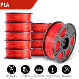 JAYO PLA/PETG/ABS/PLA PLUS/PLAMeta/PLAMATTE Filament 3D Print 1.75mm 10 Rolls 100% No Bubble FDM 3D Printer Materials DIY Gift