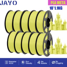 JAYO PLA/PETG/ABS/PLA PLUS/PLAMeta/PLAMATTE Filament 3D Print 1.75mm 10 Rolls 100% No Bubble FDM 3D Printer Materials DIY Gift