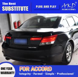 AKD Tail Lamp for Honda Accord LED Tail Light 2008-2012 Accord Rear Fog Brake Turn Signal Automotive Accessories
